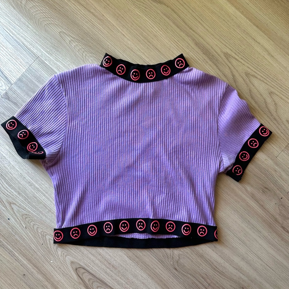 Very rare Lazy Oaf crop top